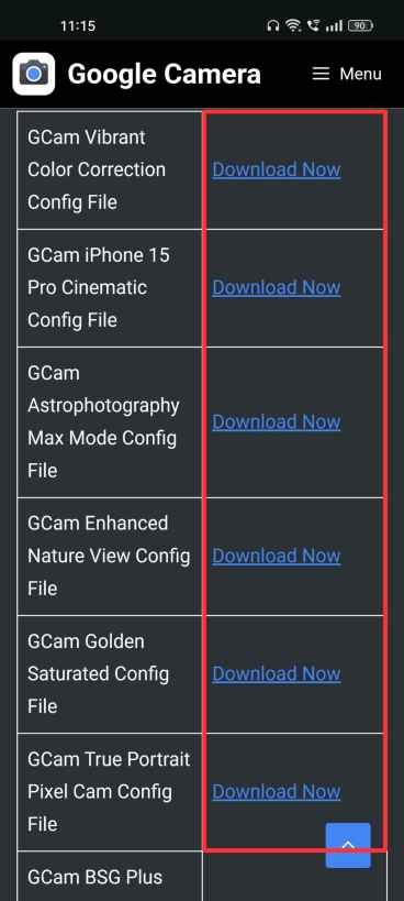 GCam Config File 4