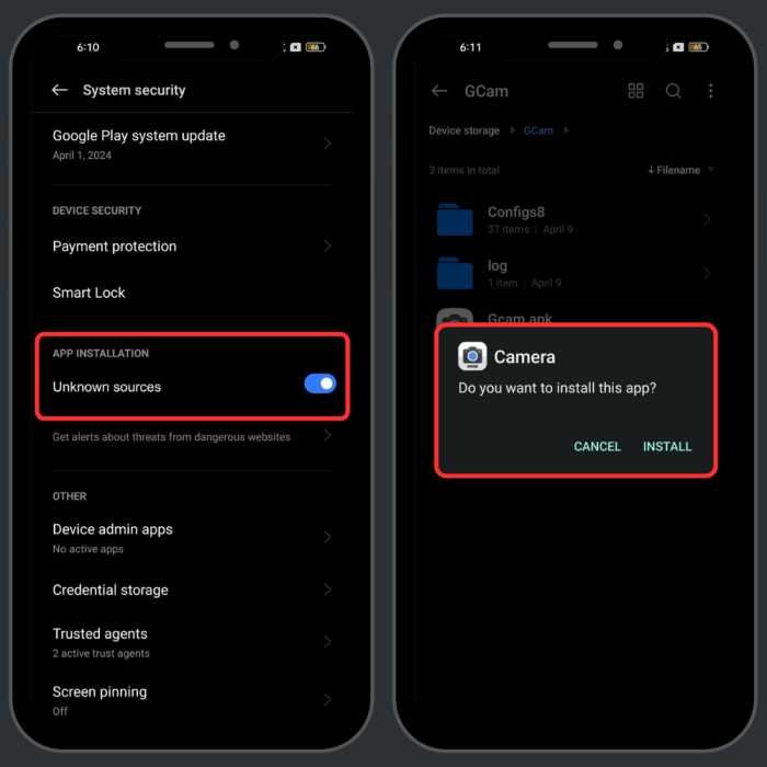 Download and Install Gcam APK