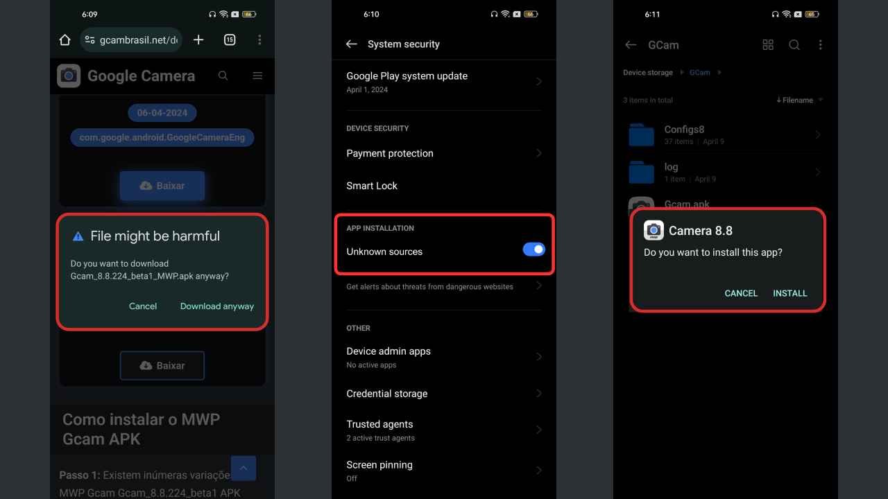 Install GCam APK For Your Phone