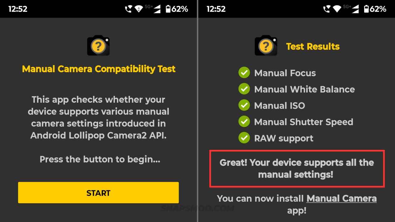 Check Camera2 API Support